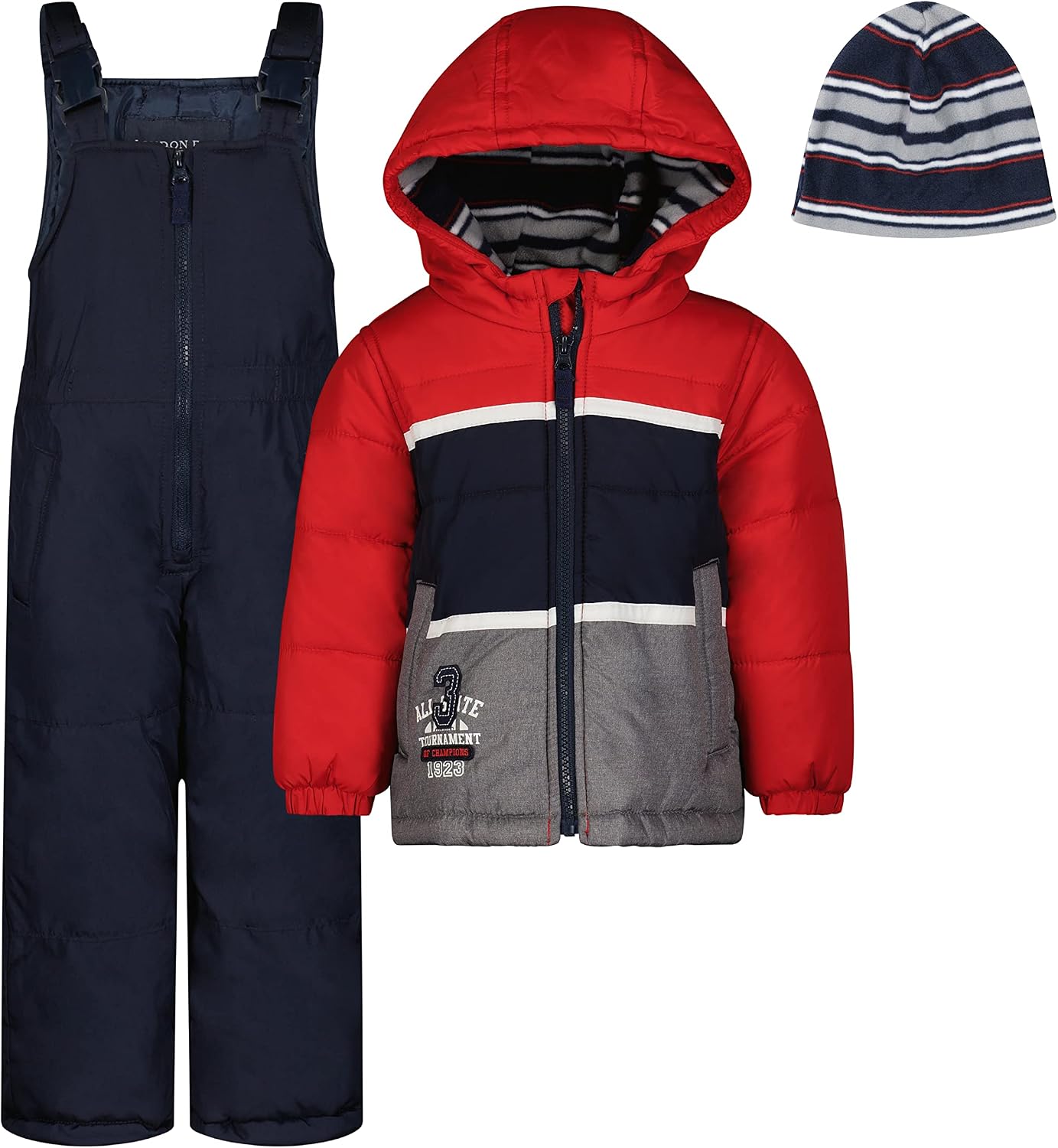 LONDON FOG Baby Boys' 2-Piece Snow Pant & Jacket Snowsuit