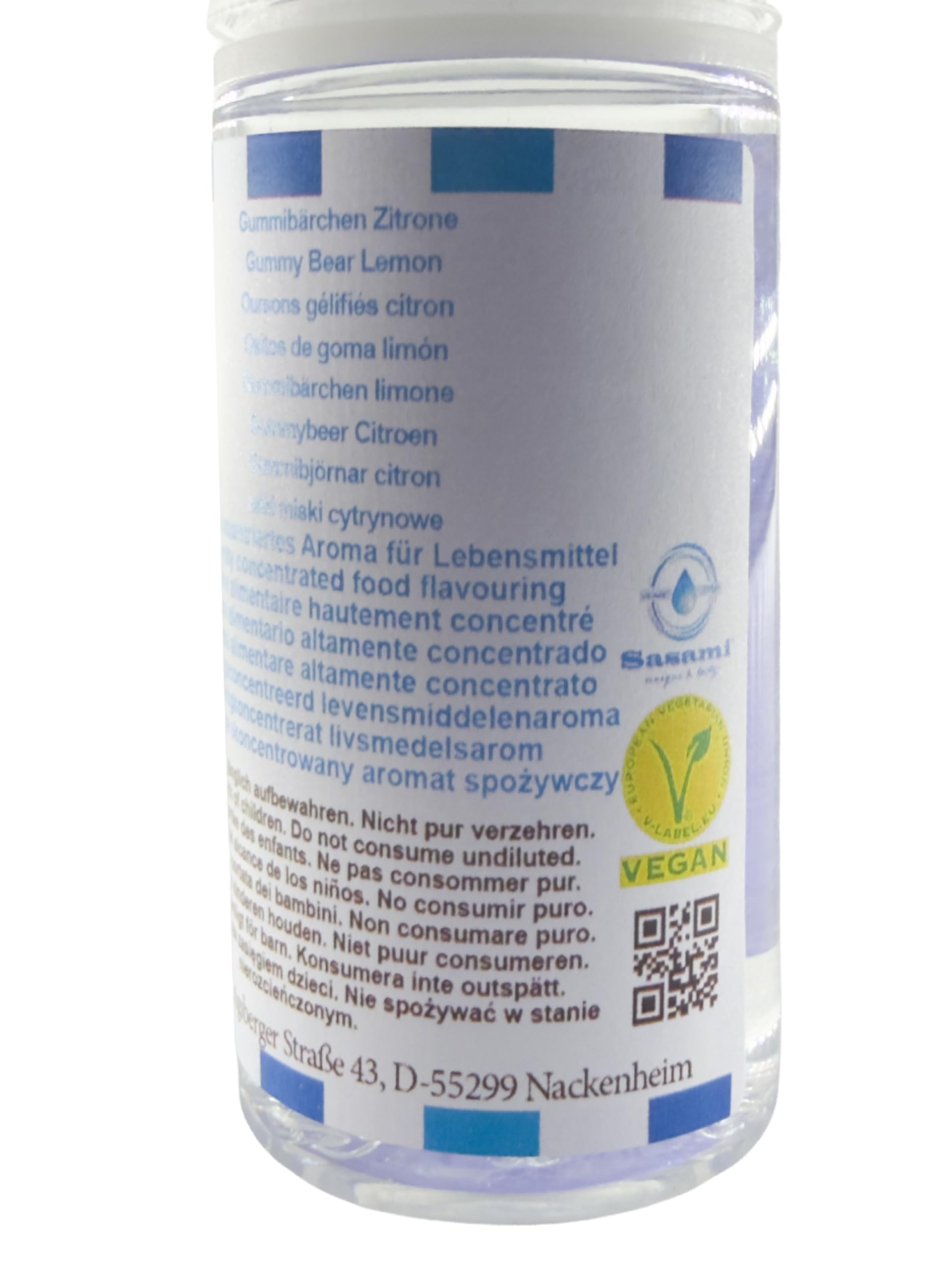 Gummibärchen Zitrone Aroma Konzentrat - Vegan - Sasami - 100ml
