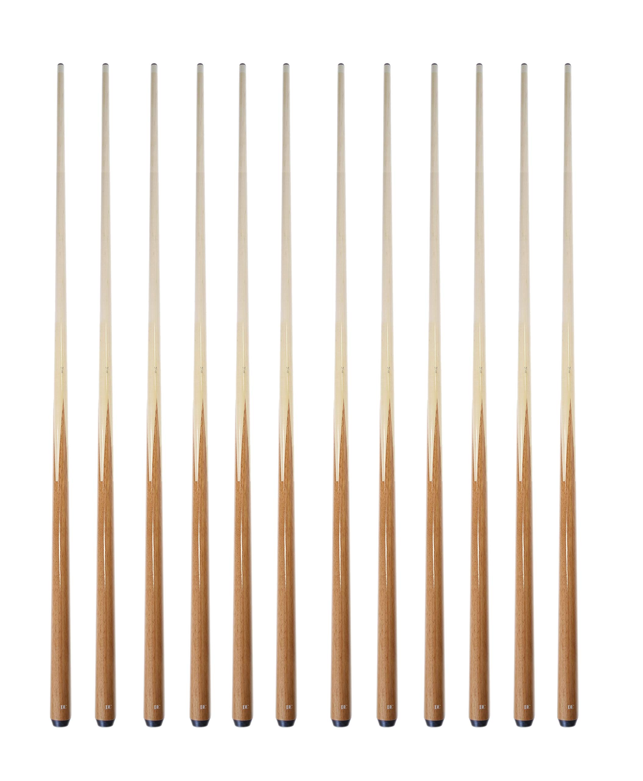 HAN'S DELTA Set of 6 Pool Cues 36"/42"/48"/57" Real 4-Prong House Bar Billiard Pool Cue Stick
