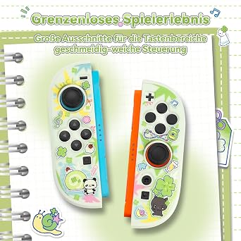 GeekShare Protective Case for Switch 2 (2025) Switch 2 Case Dockable Shell Compatible with Switch 2 Scratch-Resistant Shockproof (Lucky Notebook)
