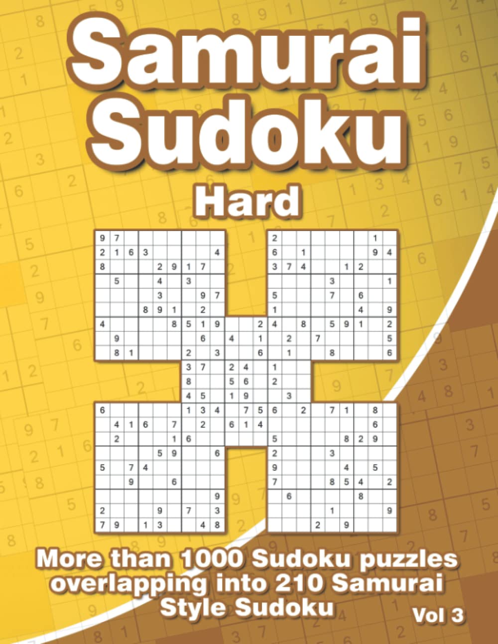 Hard Samurai Sudoku Puzzles for Advanced: Difficult Samurai Style Sudoku Book with 1000 Puzzles for Adults & Clever Kids