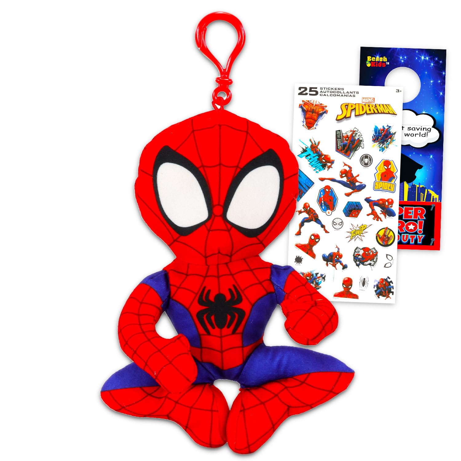 Amazon.co.jp: スパイダーマンぬいぐるみキーチェーンセット