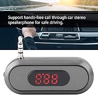 Vista 4 de ASHATA 3.5MM Audio Head Mobile Phone/Pad/MP3/MP4/MP5/Tablet FM Transmitter Built in 300mAh Battery Car Radio Transmitter