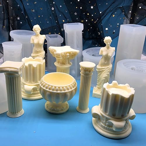 Miniatura 5 de Chimailong Moldes de velas corporales para hacer velas, molde de silicona 3D para mujer, vela corporal de silicona para mujer, molde de fundición de