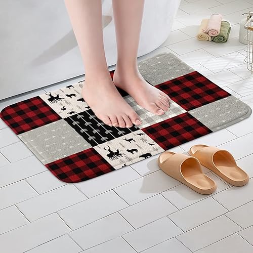 Vista 75 de Erosebridal Alfombra de baño para adolescentes, para motocross, para deportes extremos, para motocicleta, deportiva, antideslizante, absorbente