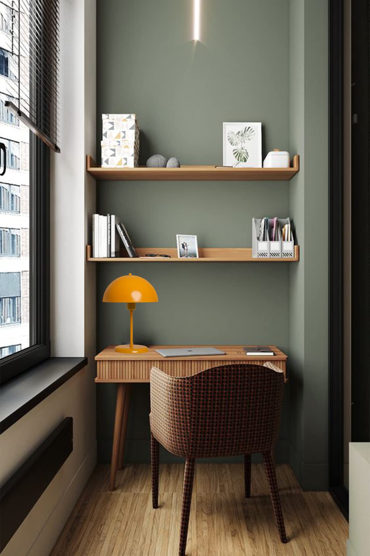 Lampada A Fungo Lipeo In Metallo - Design Moderno, Attacco E27, Per Camera Da Letto O Soggiorno