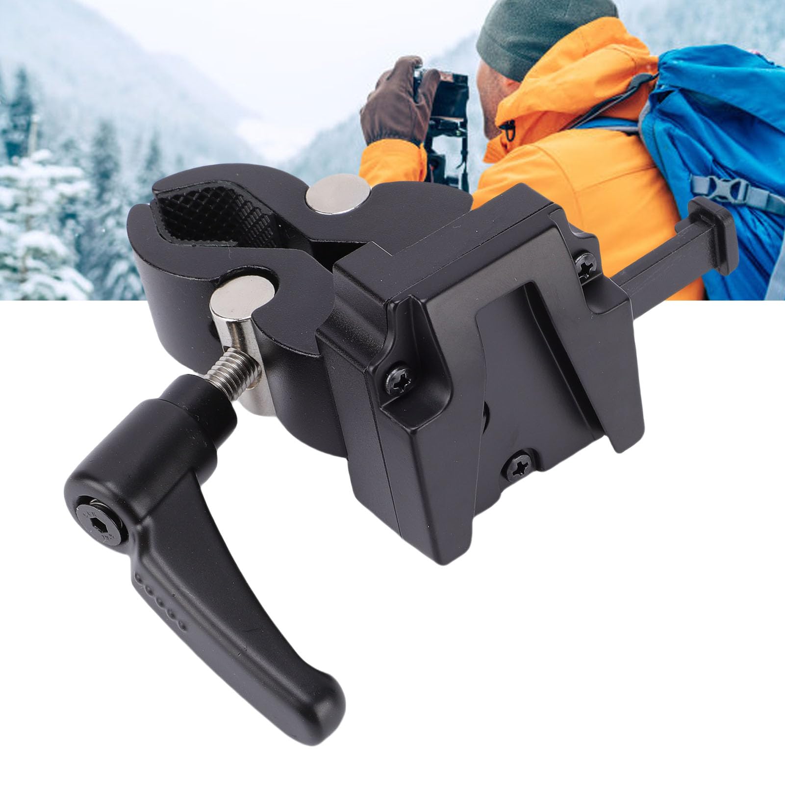 Adaptateur de batterie V Lock compatible avec appareil photo et rig 15mm - 8