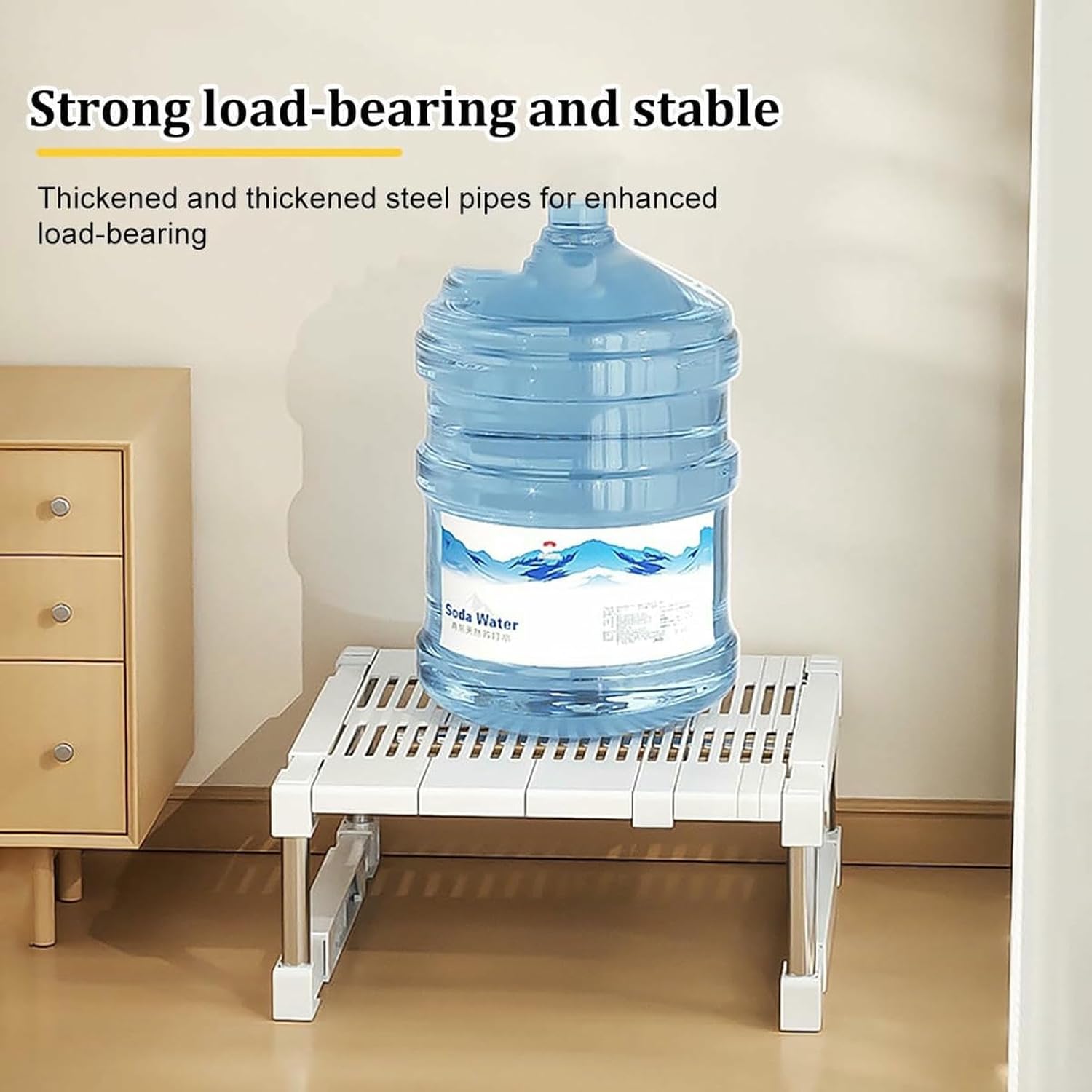 Robot Vacuum Stand Cabinet,Sweeping Robot Storage Rack,Vacuum Hidden Open Storage Shelves,Space Saving,Adjustable Length and Height,Household End Side Table