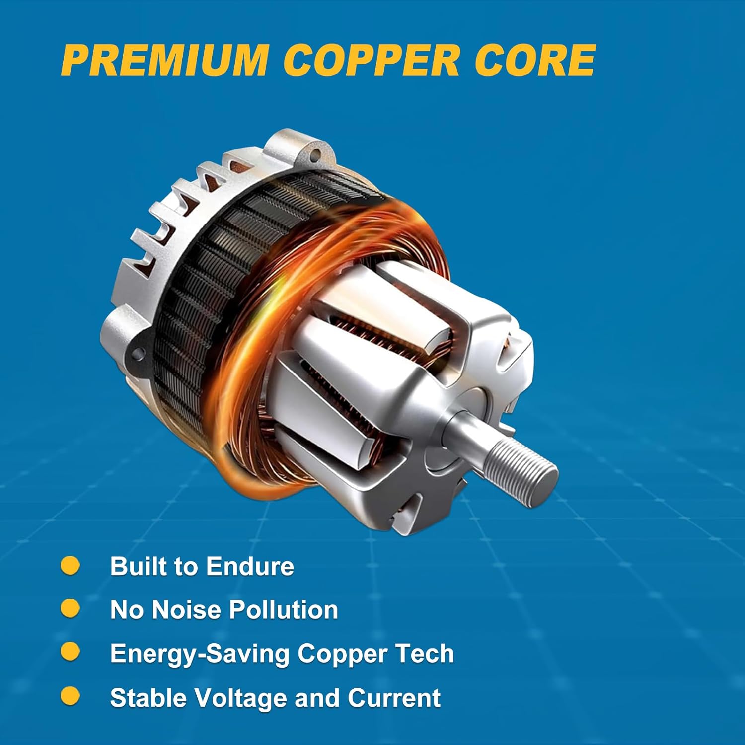 104211-3470 Alternator 12V 135A Automotive Alternator Compatible With Acura ILX 2016-2022, TLX 2015-2020, for Honda CRV 2015-2019 L4 2.4L Replace Part 31100-5X6-J01 A6504S 210-0809 21154