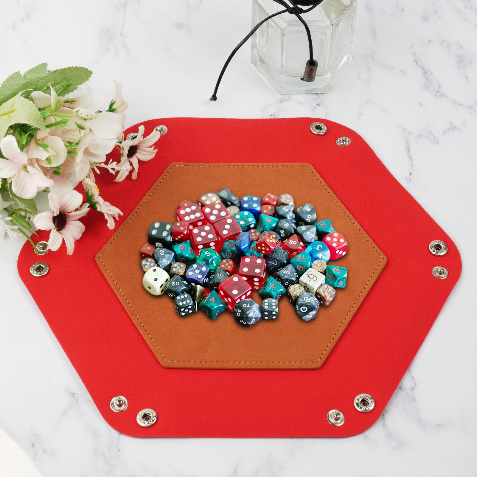 Perfeclan Dés En Peluche à 6 Faces 10CM Avec Poches Activités D'apprentissage Personnalisables Et Dés De Cartes Pour Jouet De Classe