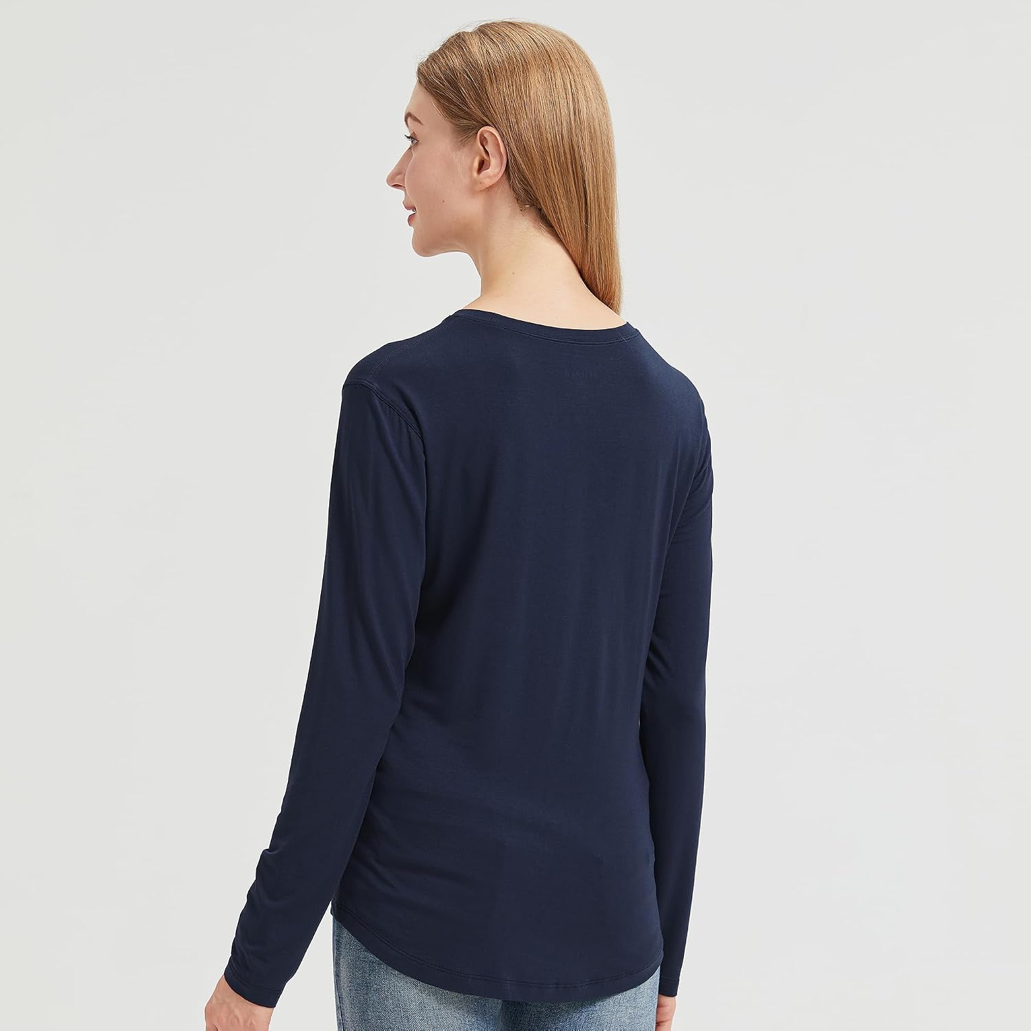 netdraw Buttery Soft Women's Bamboo Viscose Long Sleeve T-Shirt