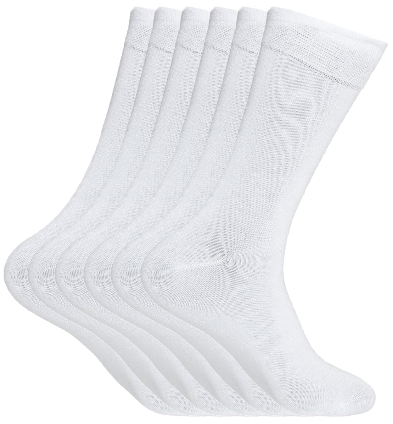 Diabetic Socks For Women Honey Wide Comb top soft cuff Ankle Oedema friendly Non-Elastic for Swollen feet Legs Circulatory Neuropathy Sock 6 Pack Size 4-7