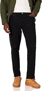 Mens Athletic-Fit 5-Pocket Stretch Twill Pant