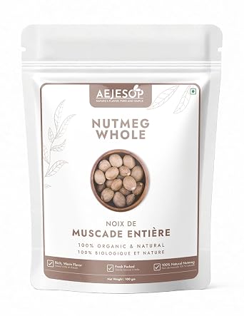 AEJESOP Nutmeg Whole, 3.5oz 100g