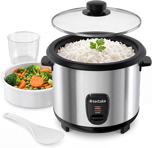 tectake® Cuiseur de riz Rice Cooker Cuiseur vapeur Multifonction 