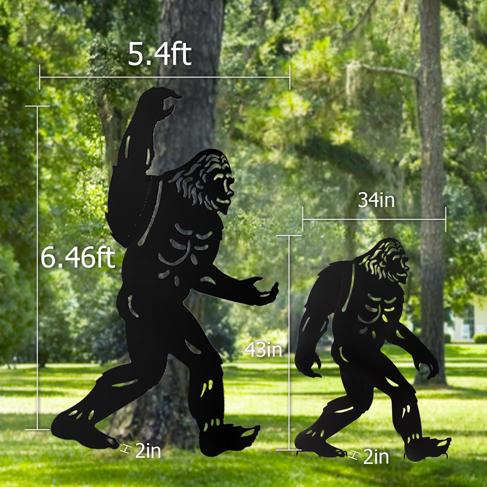 Amazon.com: Vbioa Bigfoot Outdoor Garden Decor, 6.6ft Bigfoot 