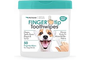Petkin Fingertip Pet Dental Finger Wipes