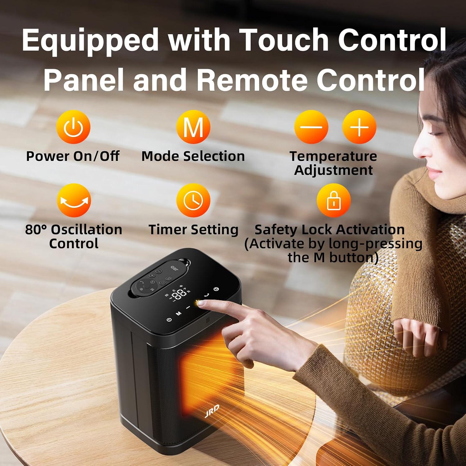 JRD Space Heater User Manual - Model HP1506R