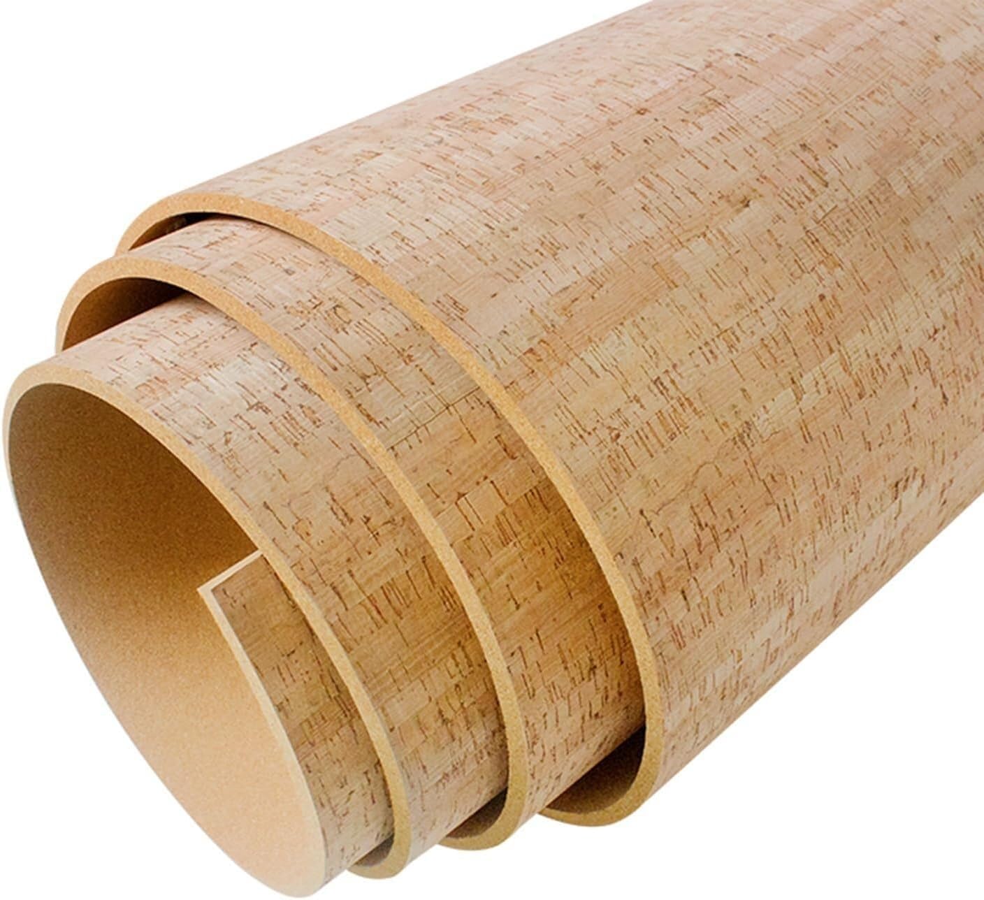 HXRW Cork Board roll SelfAdhesive Cork Board Roll, Wall Cork Tiles