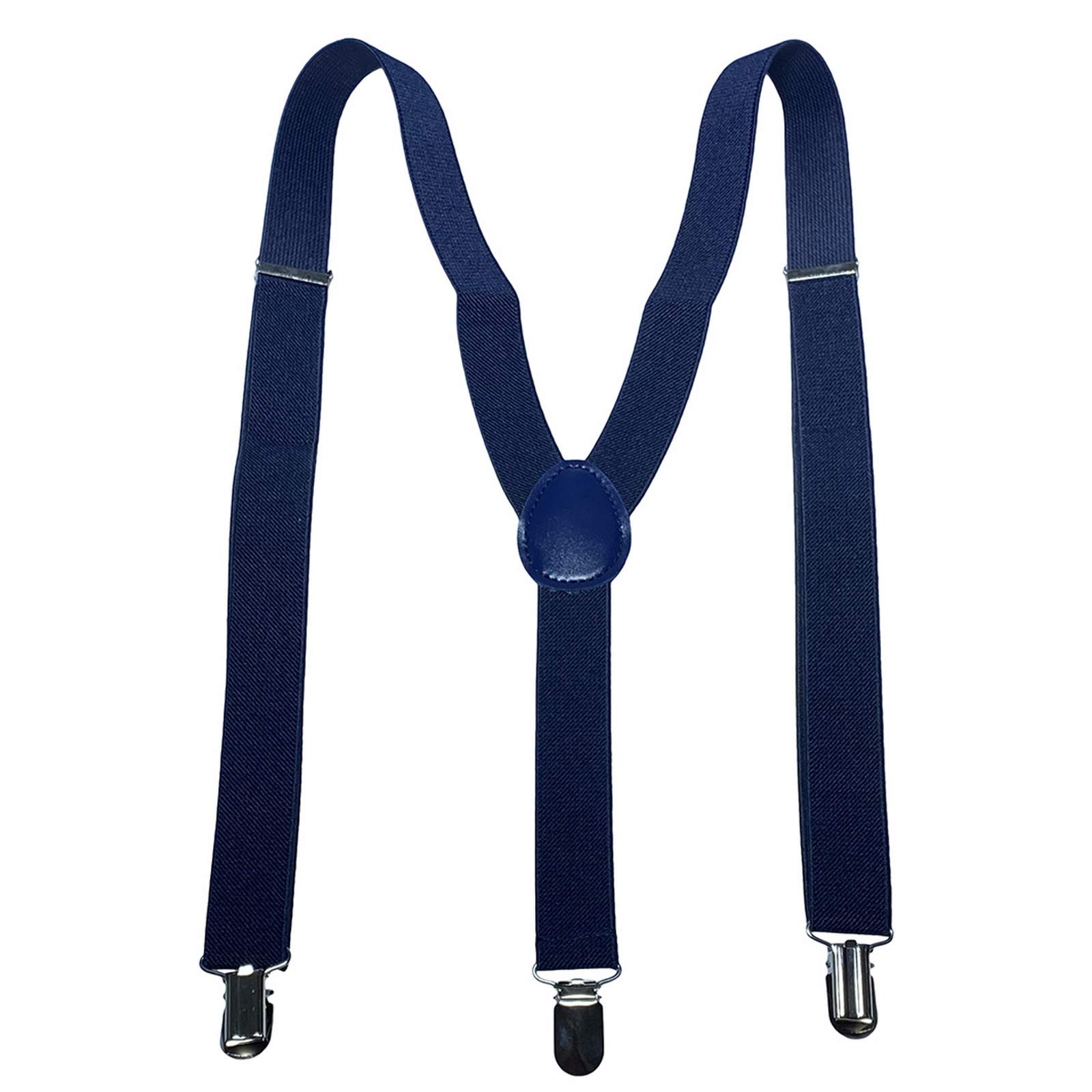 Juego de pajarita y tirantes elásticos ajustables en forma de Y preatados, accesorios para fiestas