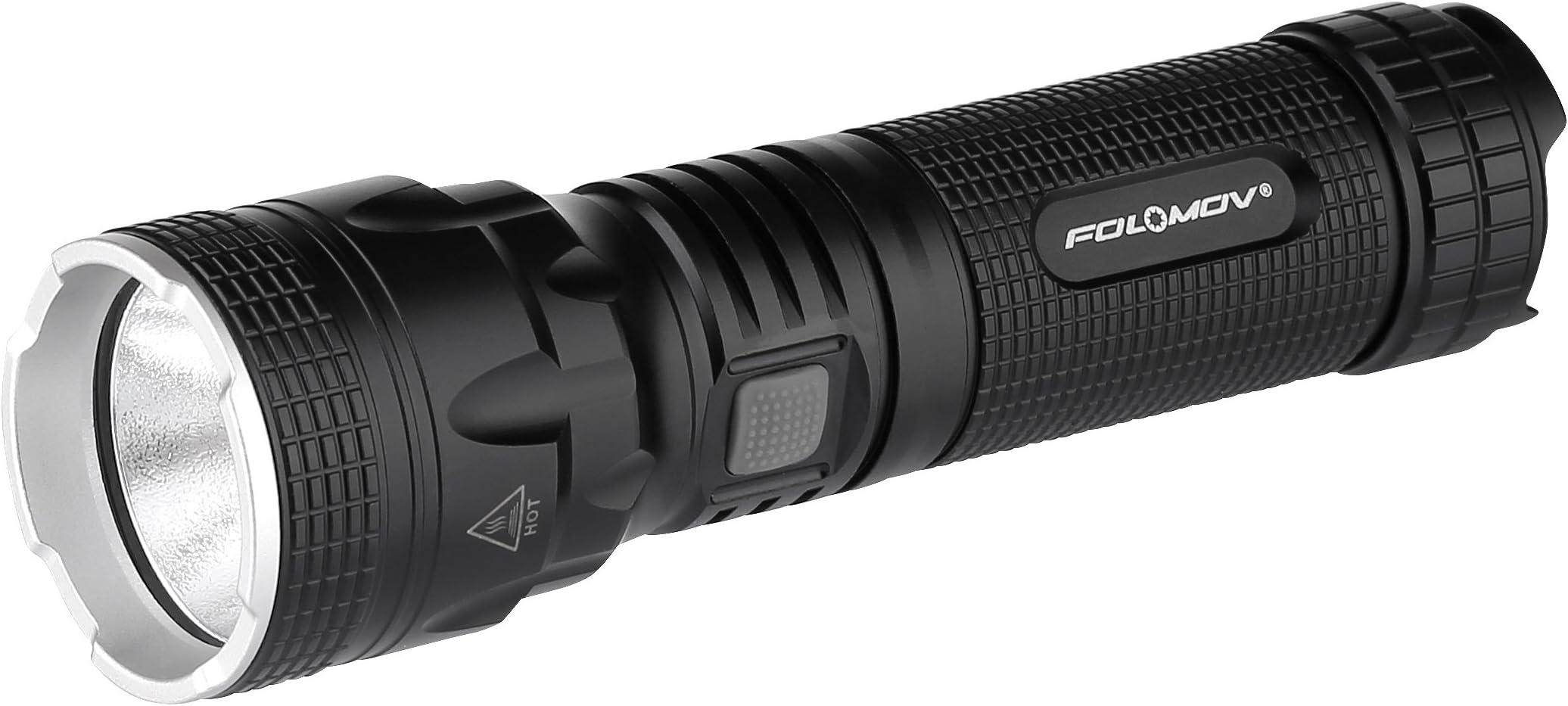 FOLOMOV 26650 Led Flashlight, XPH50.2 Led, 2500 Lumens, Power Bank and Switch-Lock Guard Function, 5000mah Protected Battery and Holster Included