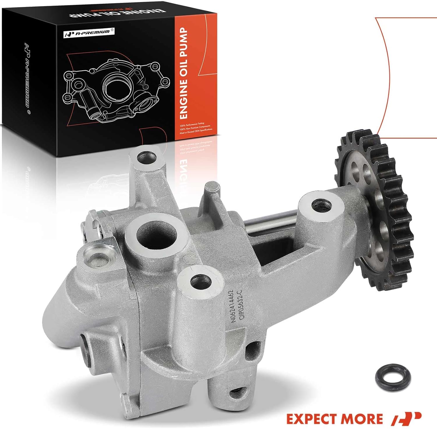 A-Premium Engine Oil Pump for 2.5L - Compatible with Volkswagen Jetta 2010, Golf 2010, Beetle 2010, Replace# 07K115105Q