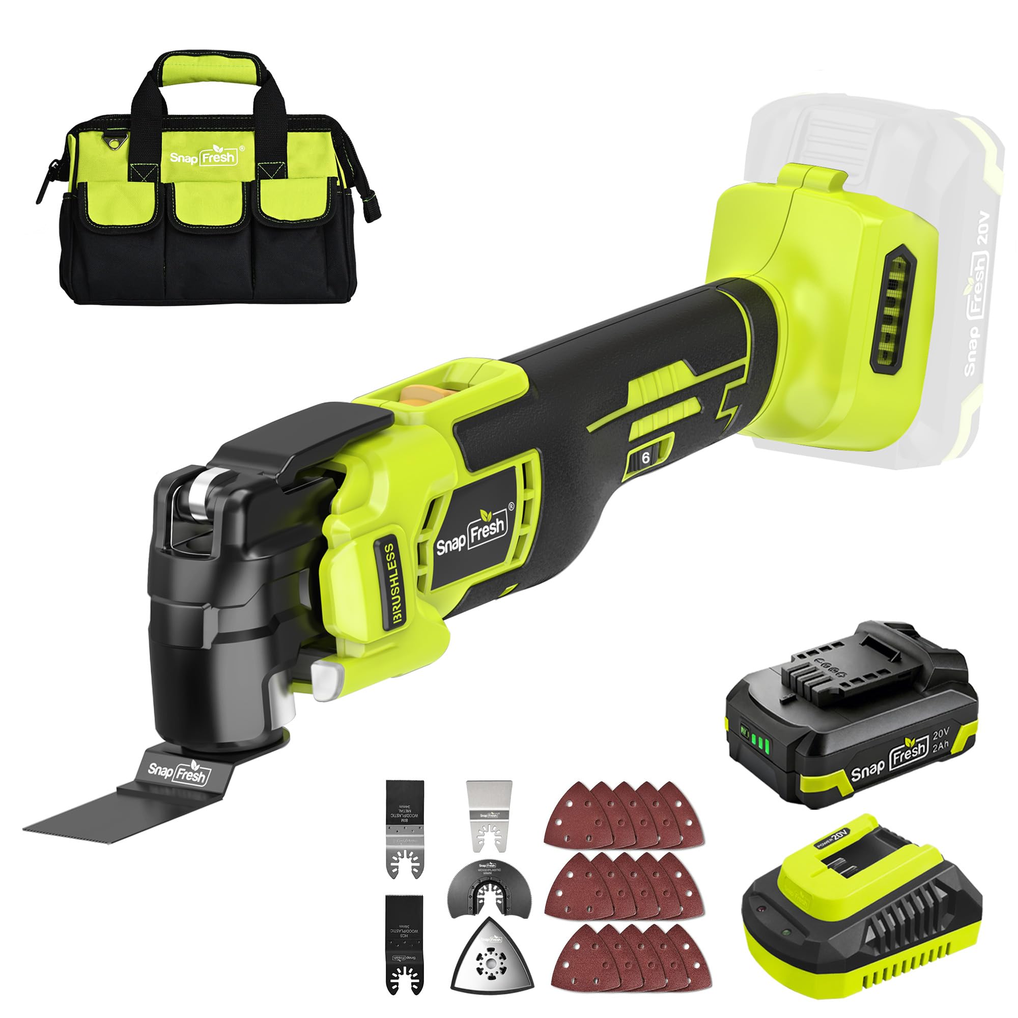 SnapFresh Brushless Oscillating Tool