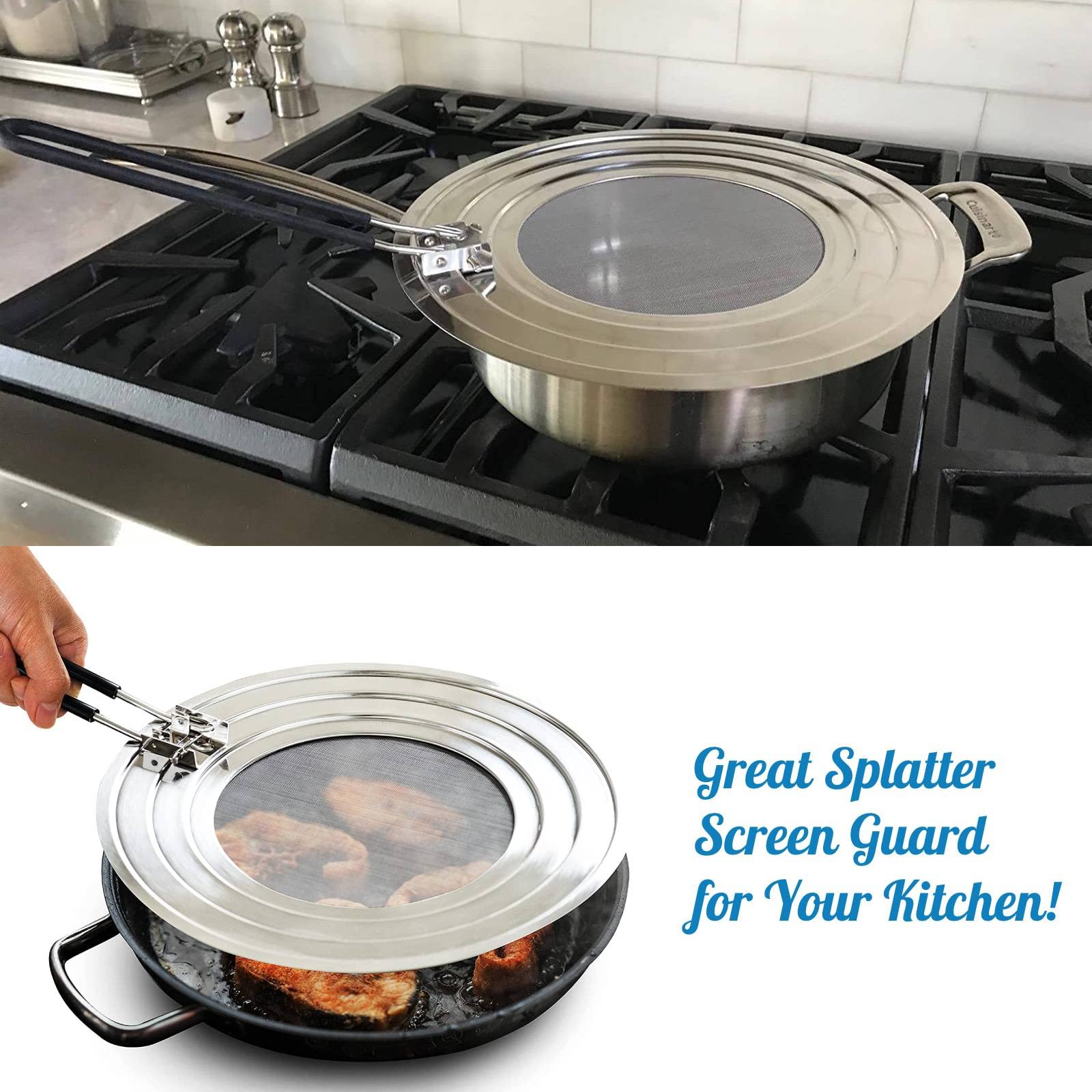Plaque Anti Projection Cuisine Pliable Protection D'écran Anti-éclaboussures, Cuisine Cuisson