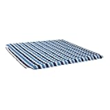 Aqua 3-in-1 Fold & Go Tanning Pool Float, Mat and Tanning Pool Lounger – Padded Mat for Land or Water with Carry Strap – Multiple Colors