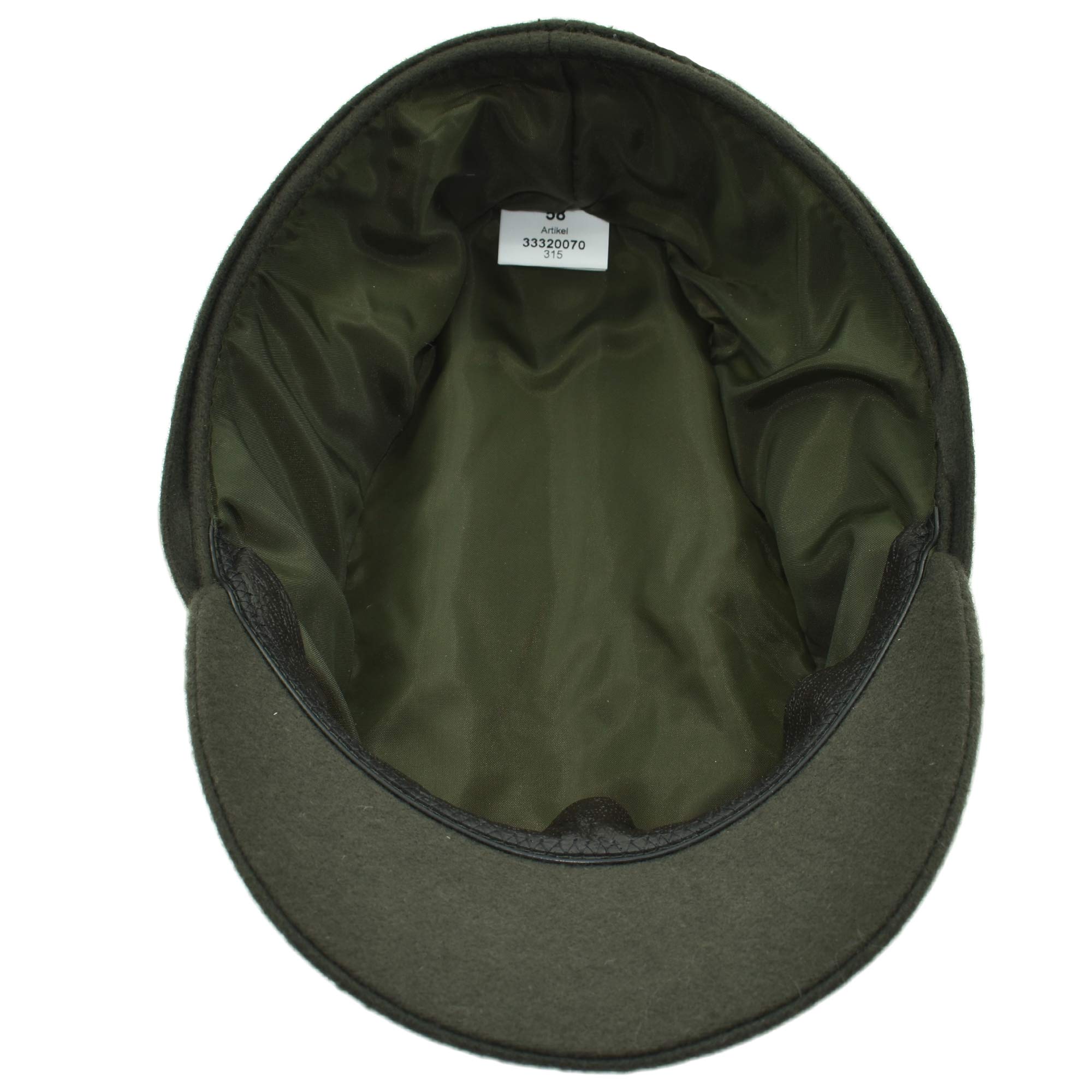 Berretto Uomo con Visiera | Tessuto Loden | Berretto da Sci | kepi Militare | con paraorecchie | Autunno Inverno