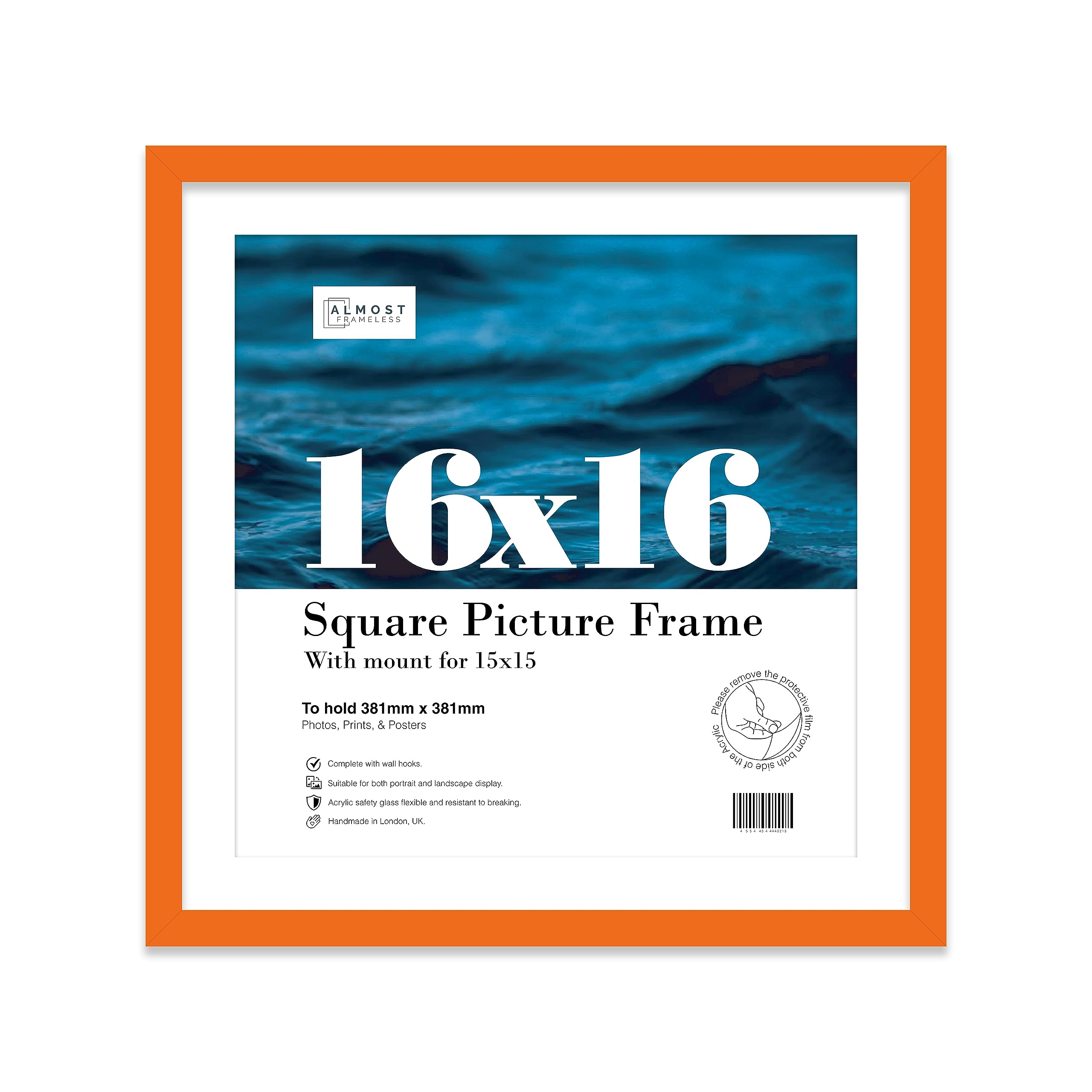 9X9" Lilac Picture Frame9X9" Square Frame With 8X8" Mount For 9X9"/8X8" Pictures Classic Style Room Decor1 Pack from B&Q
