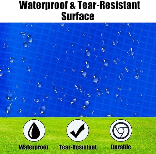 Miniatura 7 de Giantex - Cojín de cama elástica de 8pies, 10pies, 12pies, 14 pies, 15 pies, 16 pies, almohadilla de seguridad de repuesto, sin agujeros para poste,
