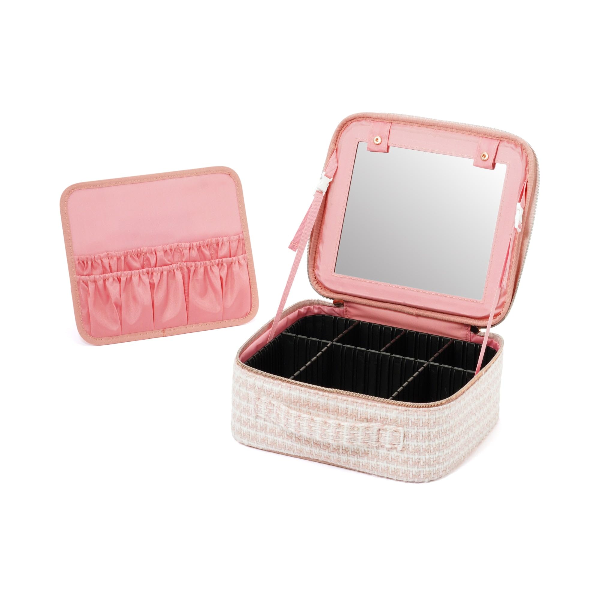 Amazon | Francfranc フランフラン ツイード バニティ メイクバッグ