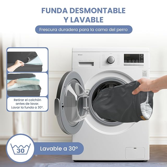 Foto 8 de 8 de ELONEO Cama ortopédica para Perro Perros Grandes