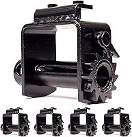 Vista 9 de US Cargo Control Cabrestante portátil estándar para remolque plano, cabrestante de 4 pulgadas con capacidad para hasta 20 pies de correas de 4