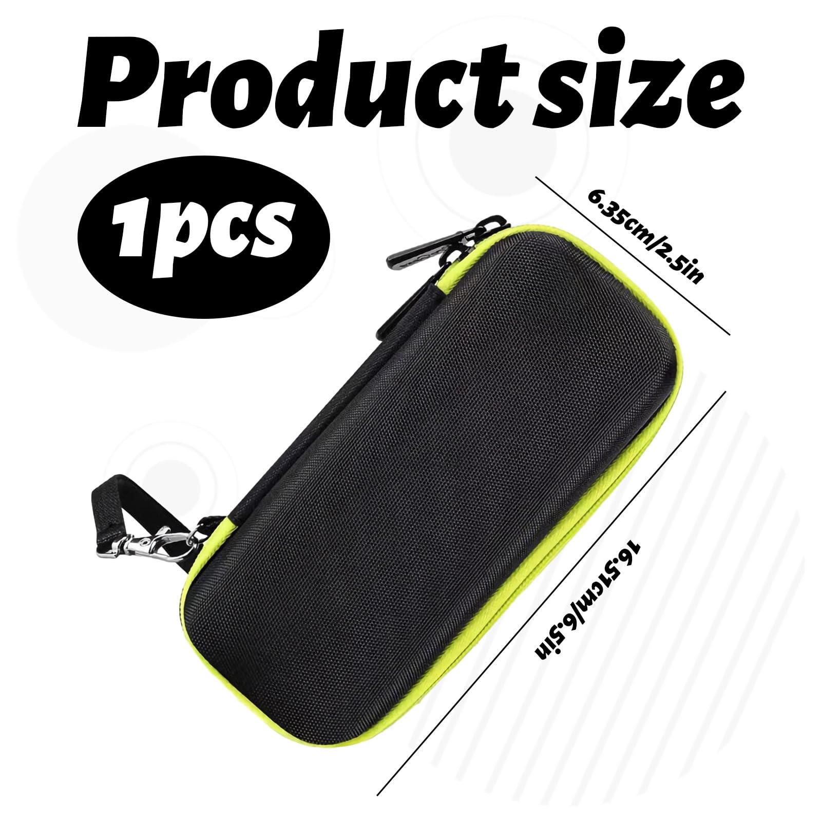 for Philips One Blade Case, Hard Travel Case for Philips, Shaver Carrying Case, Waterproof Razor Storage Case for Philips Norelco OneBlade 360 One Blade Pro, Hatteker, Wahl, Braun Series 3/5/7/9 - Image 2
