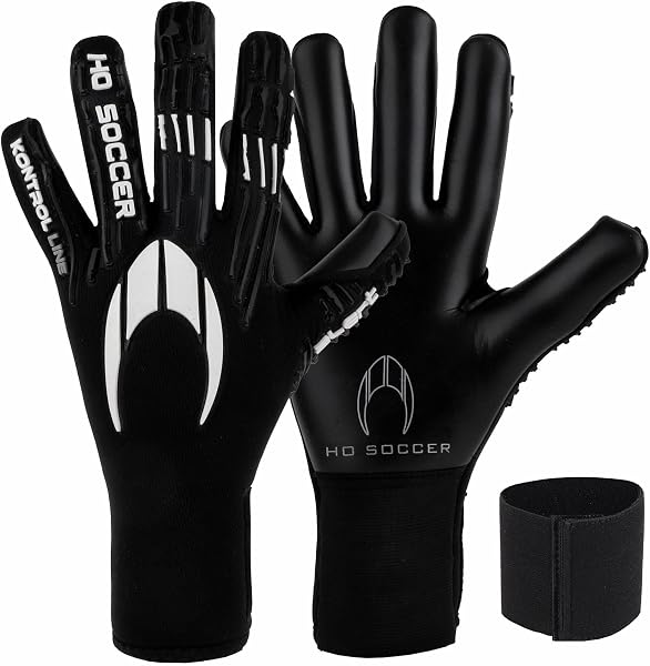 HO Soccer KONTROL Alert Blackout Guantes de Portero, Unisex Adulto. - 1