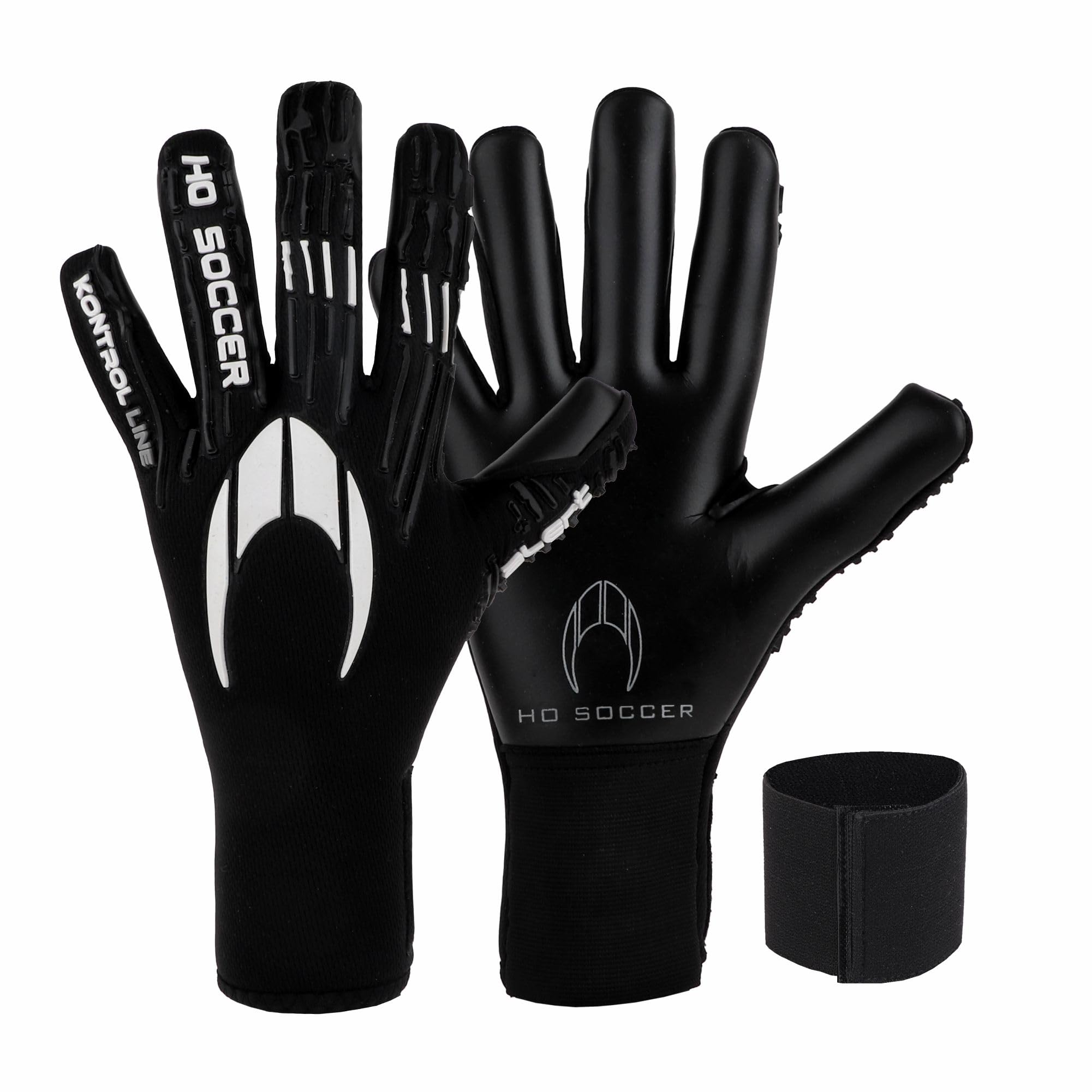 HO Soccer KONTROL Alert Blackout Guantes de Portero Unisex Adulto
