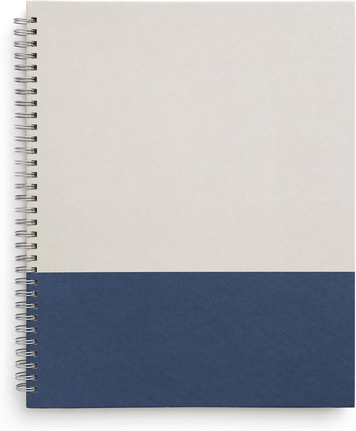 TRU RED Large Hardcover Ruled Notebook, Gray/Blue