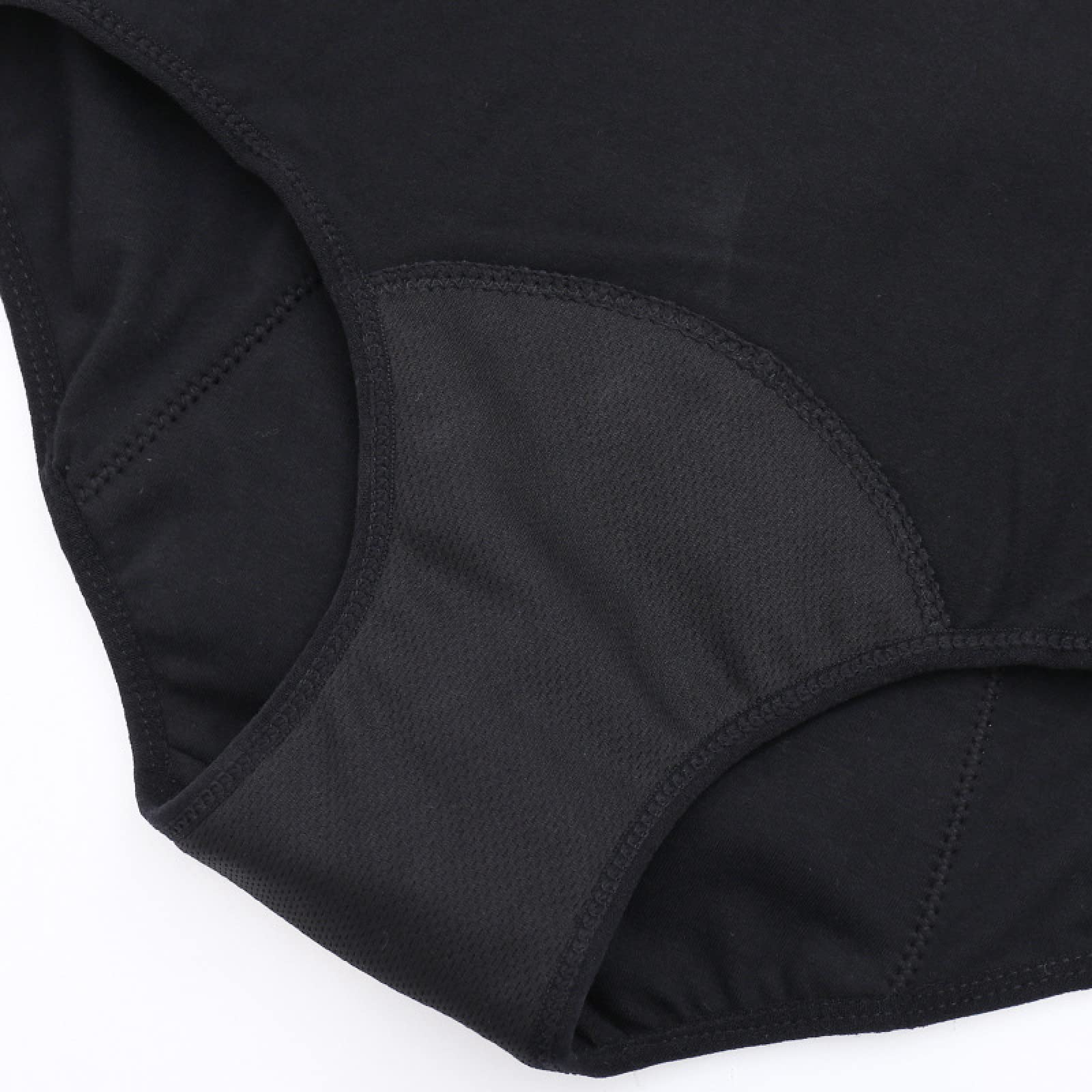 culotte femme 3/5 pièces grande taille dames pur coton culotte physiologique avant et arrière anti-fuite