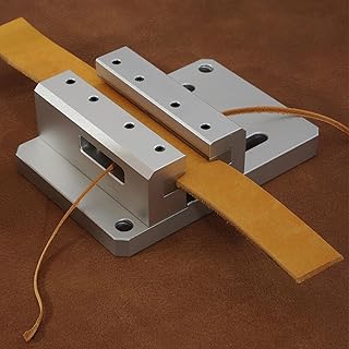 手動レザーカッターベベラー、適用ベルト厚さ3.5-4.5MM、レザーベルトエッジトリマー、ベルトサイドレザーエッジャーツール、デスクトップレザーエッジストラップスカイバーマシン、DIYレザーワーク用