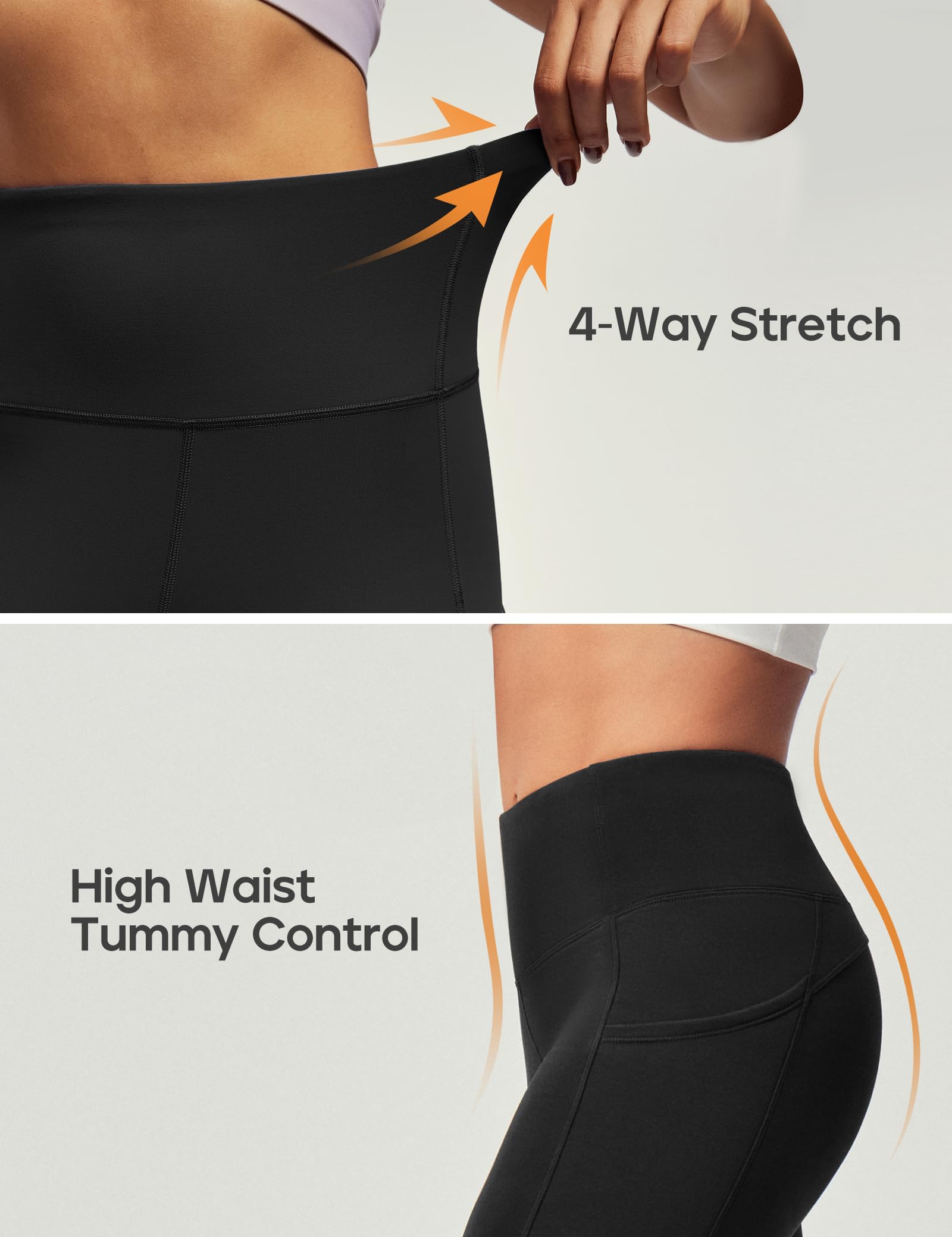 Heathyoga Leggings con forro polar para mujer, con bolsillos, resistentes al agua, térmicos, cálidos, para yoga, senderismo, correr