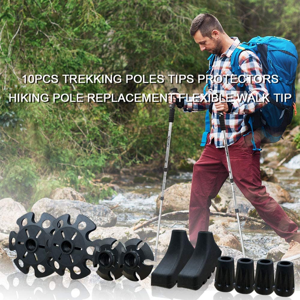 Remplacement Pointe Canne Embout De Canne De Marche Embout De Bâtons De Trekking Alpenstock Embouts Bâtons Randonnée