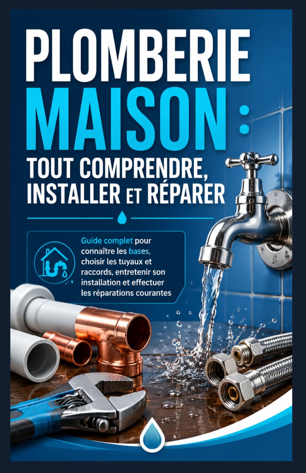 Plomberie Maison : Tout Comprendre, Installer et Réparer: Guide complet pour connaître les bases, choisir les tuyaux et raccords, entretenir son installation et effectuer les réparations courantes