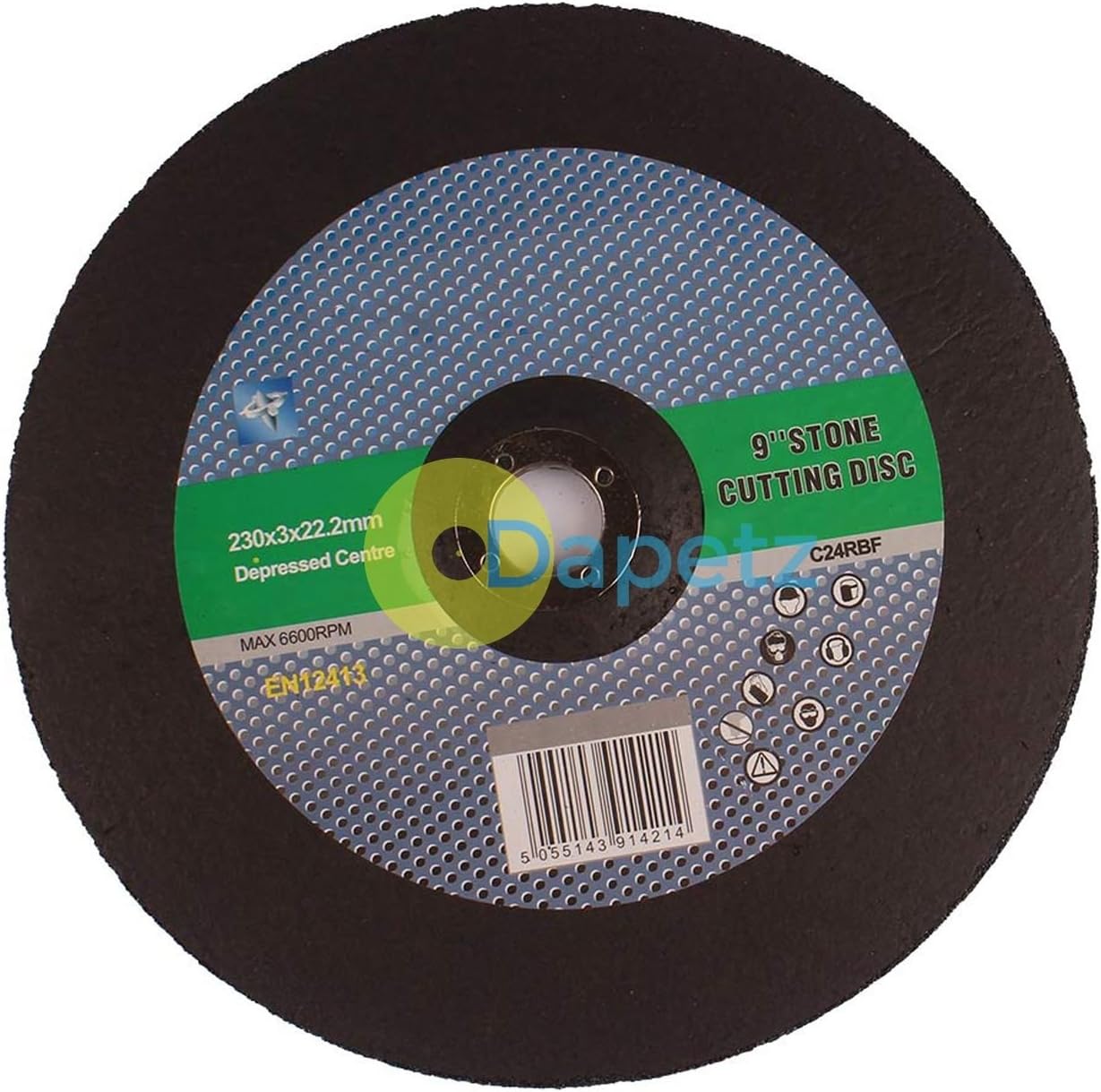 Dapetz ® High Quality 230mm 9" Inch Metal Cutting Discs For Angle Grinder Quality