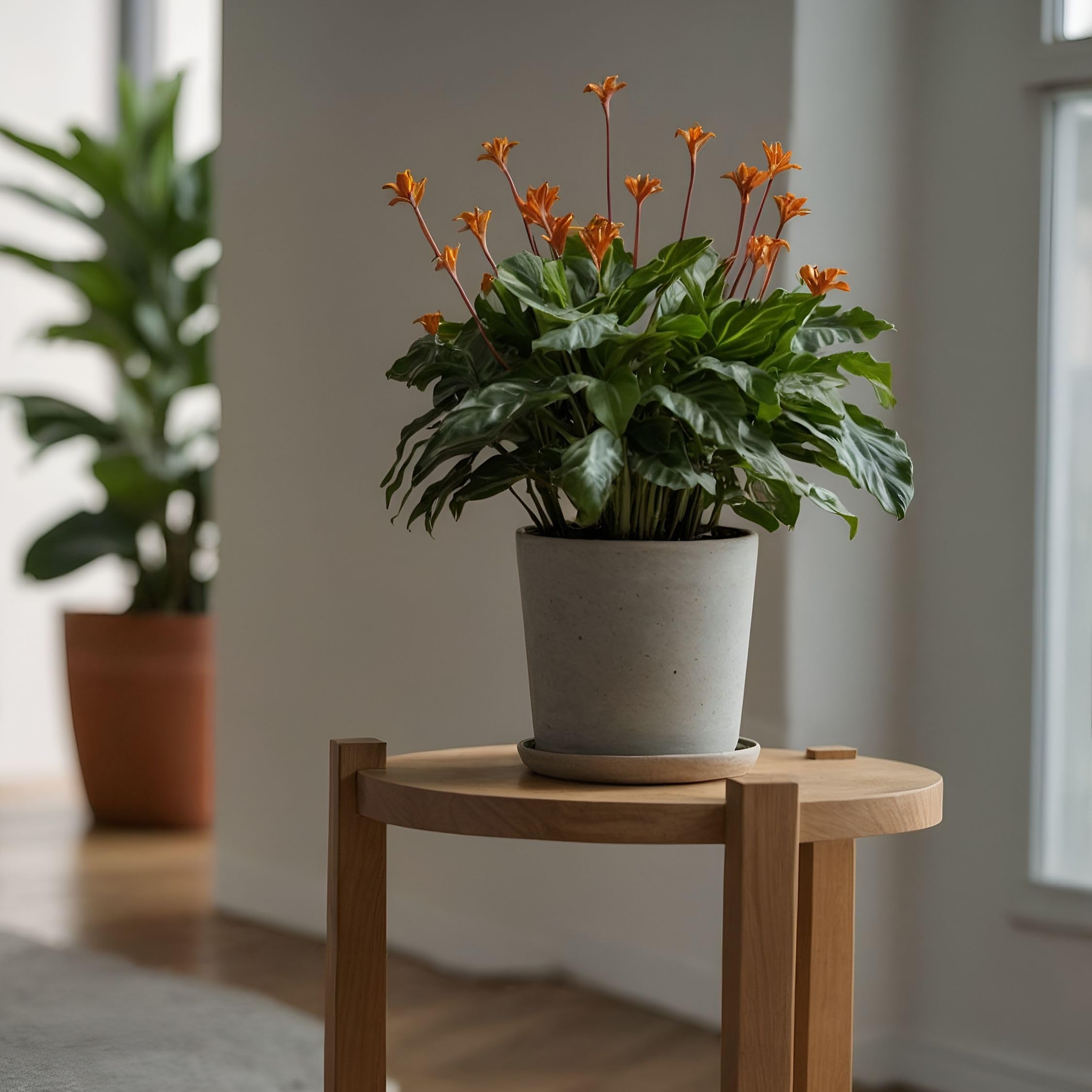 Plant in a Box - Calathea Crocata - Korbmarante - Flammendes Pfeilblatt -  Luftreinigende Zimmerpflanze - Pokon - Topf 14cm - Hhe 40-50cm :  Amazon.de: Garten