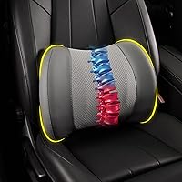 Vista 13 de Almohada de soporte lumbar Lofty Aim para coche, almohada lumbar de espuma viscoelástica para alivio del dolor lumbar - Cojín para la espalda al