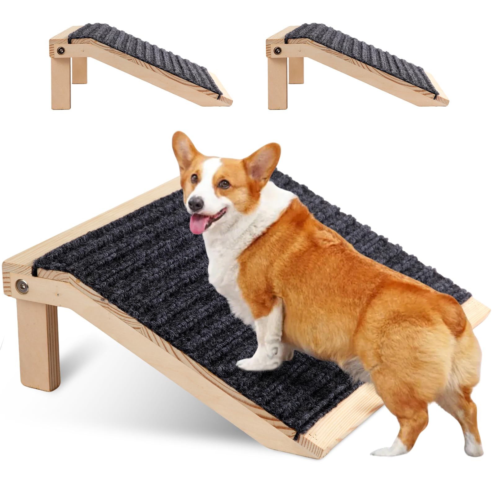 Stair Ramp For Dogs In-Hand Dog Ramp - Non-Slip Stair Assist Ramp For ...