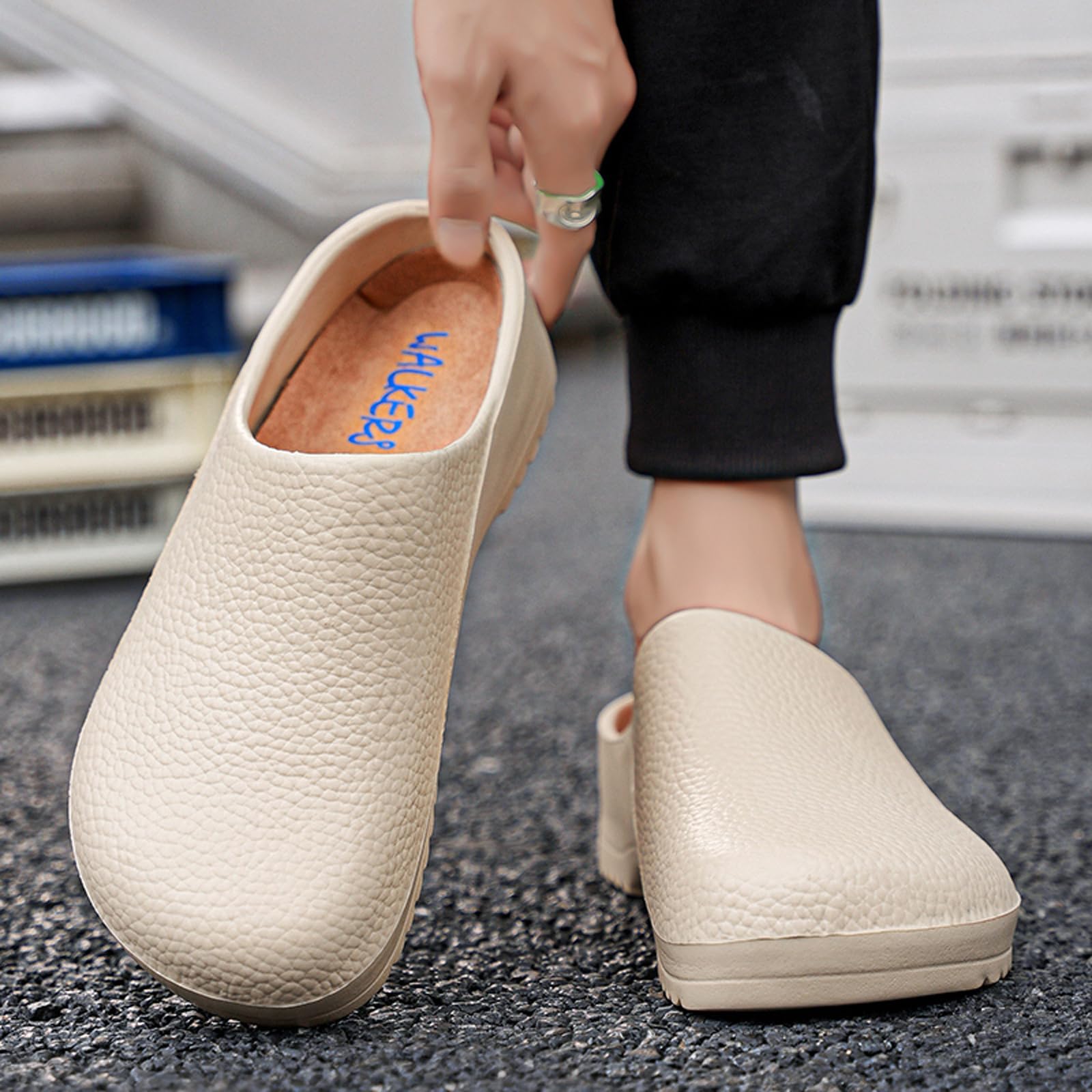 FLIOZY Sabots de Cuisine Antidérapants pour Hommes et Femmes – Chaussures de Travail Légères EVA Imperméables, Sabots de Jardinage, Infirmière et Hôpital