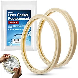 Impresa Products 2-Pack Light Lens Gasket Fits Pentair - 8 3/8" - Equivalent to 79101600Z - Fits IntelliBrite Lights, AmeriLite Lights and Sam AmerLite Lights in Pools and Spas